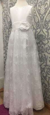 MONNY Kommunionkleid KANT 03 langer Rock weiß 140