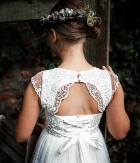 MONNY Kommunionkleid KRAALTJE 20-03 weiß lang 140