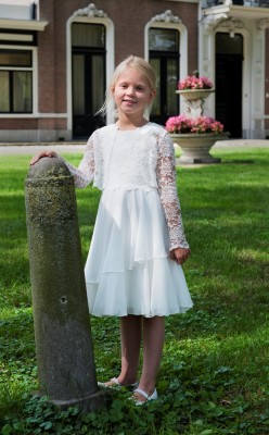 MONNY Kommunionkleid CREPE 20-09 weiß 152