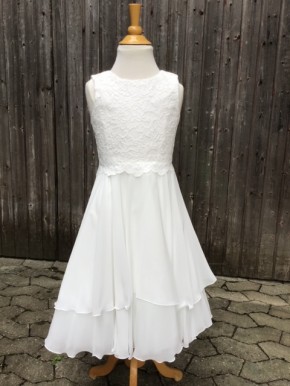 MONNY Kommunionkleid CREPE 20-09 weiß 152
