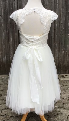 MONNY Kommunionkleid KANT TULE 20-18 weiß kurz 134