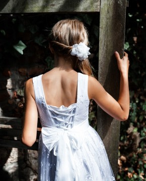 MONNY Kommunionkleid KANT 20-22 langer Rock weiß