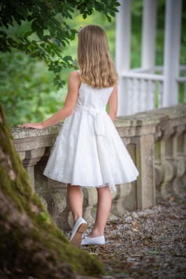 MONNY Kommunionkleid GLITTER BLOEM ecru