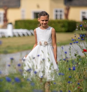 MONNY Kommunionkleid CREPE 21-25 ecru