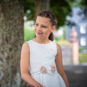 MONNY Kommunionkleid CREPE 21-25 ecru