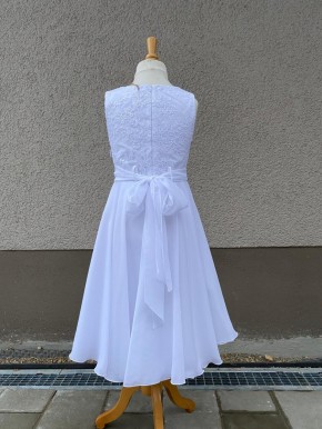 MONNY Kommunionkleid PAILETT CREPE 21-35 weiß