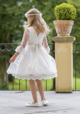 MONNY Kommunionkleid KANT MOUW 22-02 ecru