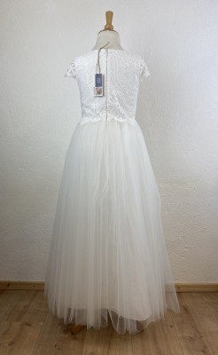 MONNY Kommunionkleid KANT TULE 22-16 lang ecru 146