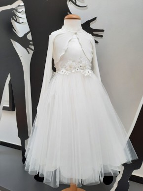 MONNY Kommunionkleid TULE SATIN 22-32 ecru 134