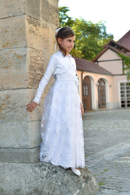 MONNY Kommunionkleid KANT 23-18 lang weiß 134
