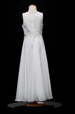 MONNY Kommunionkleid KANT CREPE 24-04 ecru lang