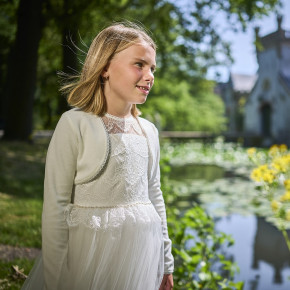 MONNY Kommunionkleid KANT PAREL 24-09 8/10-lang ecru