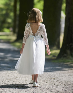 MONNY Kommunionkleid KANT OPEN 24-11 ecru 8/10-Länge