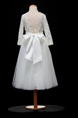 MONNY Kommunionkleid KANT OPEN 24-11 ecru 8/10-Länge