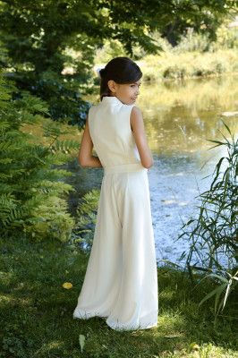 MONNY Kommunion Jumpsuit CREPE 24-34 ecru