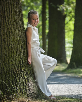 MONNY Kommunion Jumpsuit CREPE 24-34 ecru