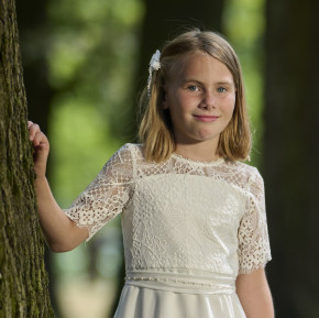 MONNY Kommunionkleid 3-LAAGS 24-35 lang ecru