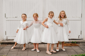 MONNY Kommunionkleid KANT OPEN 25-20 ecru 140, Farbe: ecru