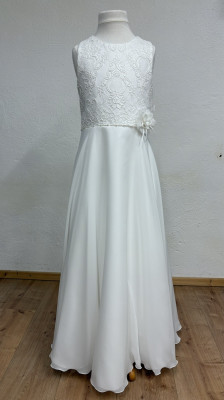 MONNY Kommunionkleid CREPE KRAALTJE 25-144 lang ecru