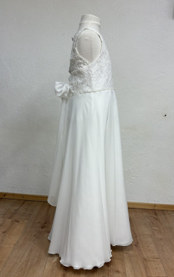 MONNY Kommunionkleid CREPE KRAALTJE 25-144 lang ecru