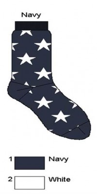 Bonnie Doon Socken A STAR IS BORN navy