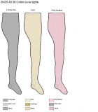 Bonnie Doon Baby Strumpfhose "Cotton/Lurex" ivory Gr. 80-86