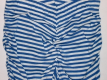 Carbone Raff-Legging blau-weiss Streifen