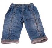 Carbone Ruffle-Jegging blue denim Gr. 80