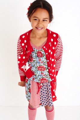 Mim-Pi Patchwork-Rock rot-weiß-blau 122