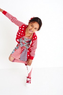 Mim-Pi Patchwork-Rock rot-weiß-blau 122