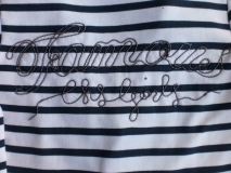 CKS Sweat-Blazer Streifen graphite-weiss Hisa