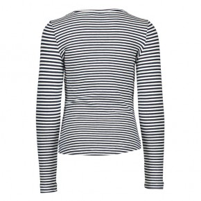 LIKE FLO Langarm-Shirt/Longsleeve Streifen offwhite navy 128