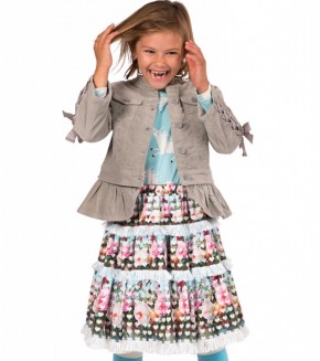 Paper Wings Jacke samt grey