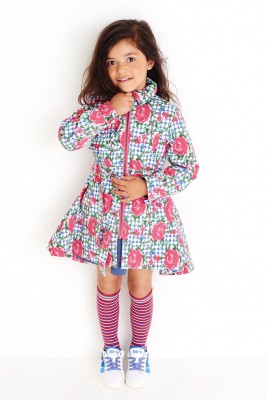 Mim-Pi Sommer-Mantel/-Jacke rot weiß blau