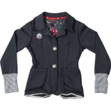 Kiezel-tje Jacket/Sweat-Blazer blau melange Gr. 122/128
