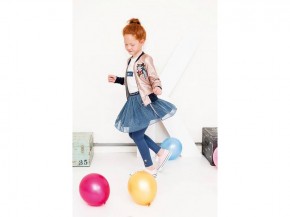 KIE stone Legging glamour blau