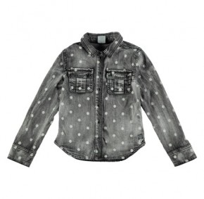 RETOUR Jeans-Bluse KIMBERLY light grey denim