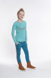Kiezel-tje Langarm-Shirt/Longsleeve Love aqua