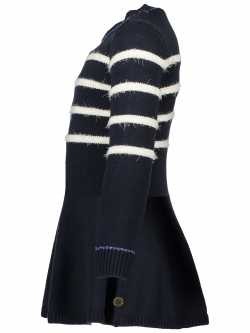 LIKE FLO Langarm-Strick-Kleid navy 128