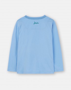 Joules Jungen Langarm-Shirt/Longsleeve ZIPADEE Dino-Applikation