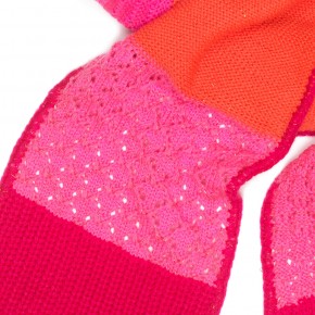 Mim-Pi Schal ton in ton pink Einheitsgröße