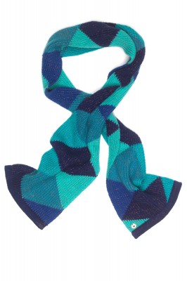 Mim-Pi Schal ton in ton türkis Einheitsgröße