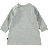 Molo Mini Mädchen Langarm-Sweat-Kleid COREY Baby Polar Bear 80