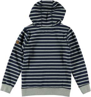 RETOUR Kapuzen-Sweat-Pullover ALONSO-B Streifen blue/grey Gr. 15/16 - 170/176