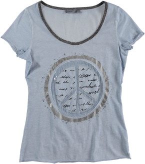 Geisha T-Shirt Peace blue 176