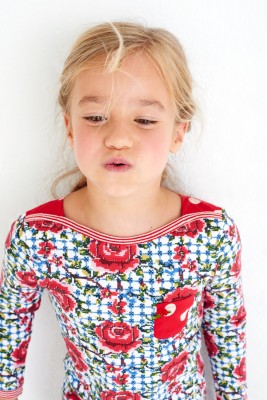 Mim-Pi Langarm-Shirt/Longsleeve UBoot-Ausschnitt rot-weiß-blau 116