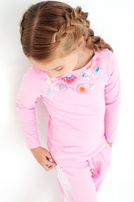 Mim-Pi Langarm-Shirt/Longsleeve rosa